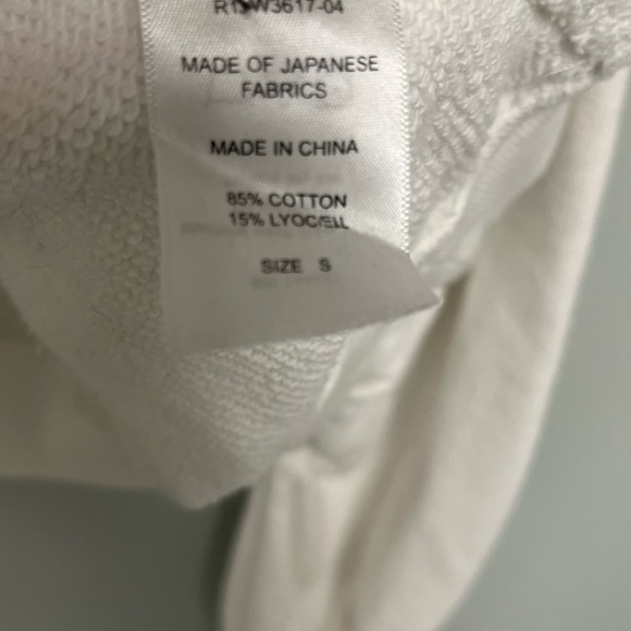 R13 Pleated Sleeve Sweatshirt. Size small - Picture 8 of 9